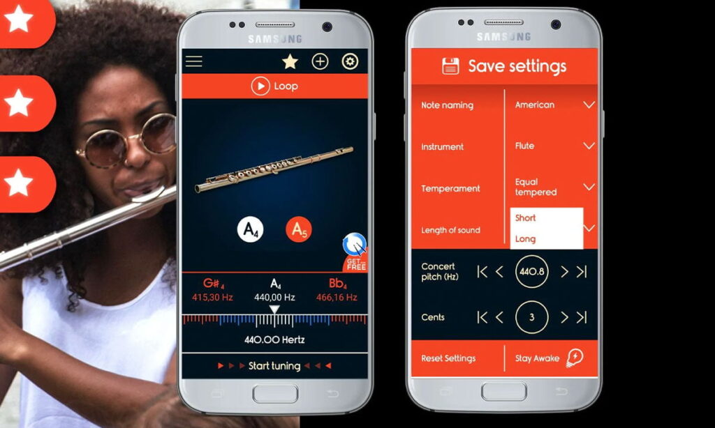 Tuner seruling: aplikasi untuk menyetel seruling melalui ponsel