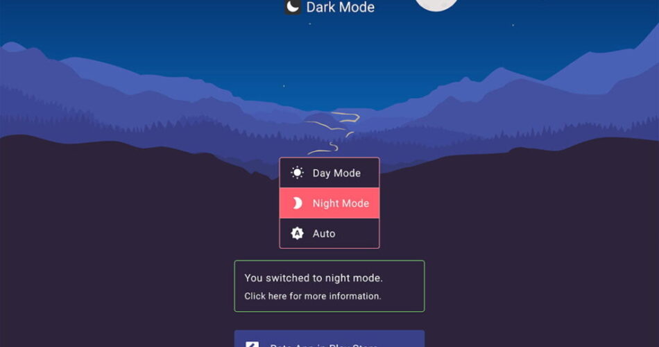 Aplikasi DarkMode: Aktifkan Mode Malam di Android Anda