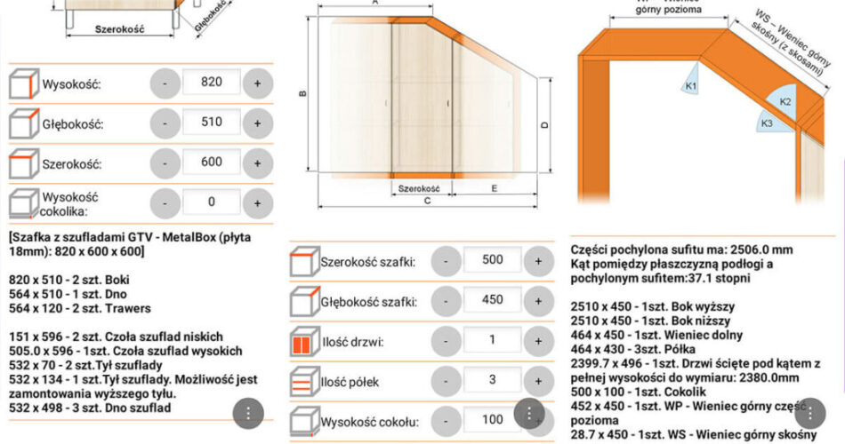 Aplikasi untuk membuat perhitungan furnitur kayu