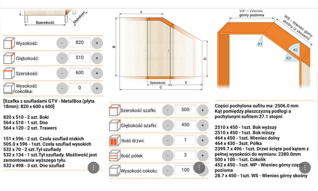Aplikasi untuk membuat perhitungan furnitur kayu