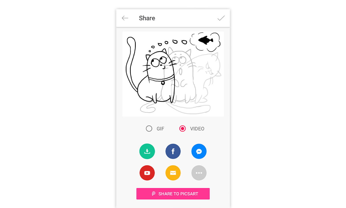 Buat GIF dan video di ponsel Anda