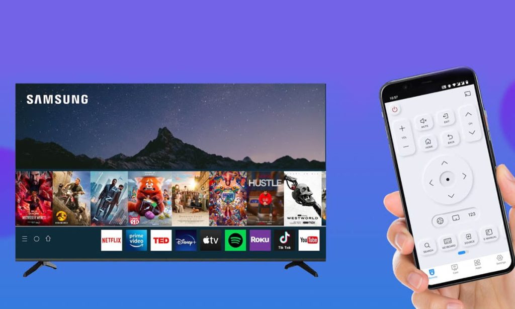Cara mengontrol TV Samsung menggunakan ponsel